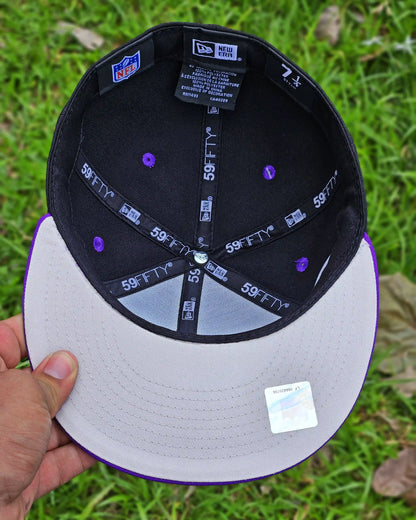 BALTIMORE RAVENS NEGRO VISOR MORADO