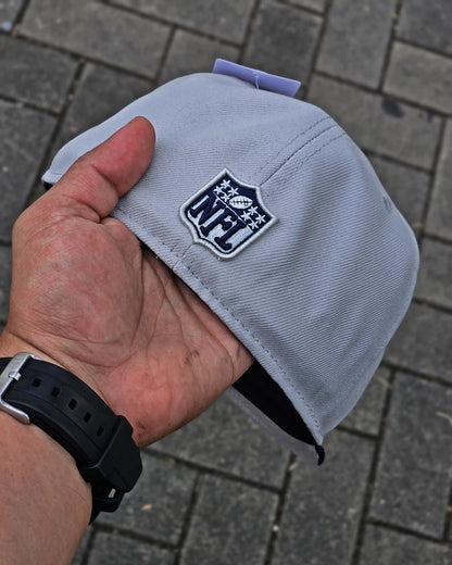 NEW ENGLAND PATRIOTS GRIS VISOR AZUL