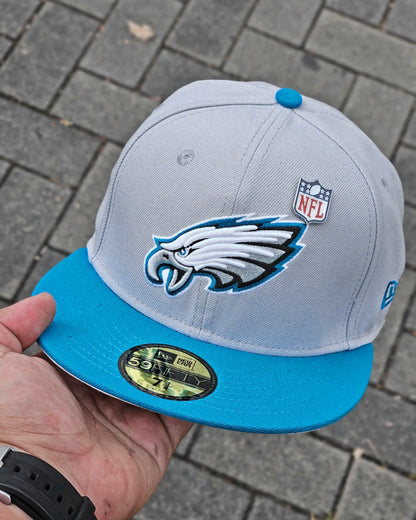 PHILADELPHIA EAGLES GRIS VISOR TURQUESA