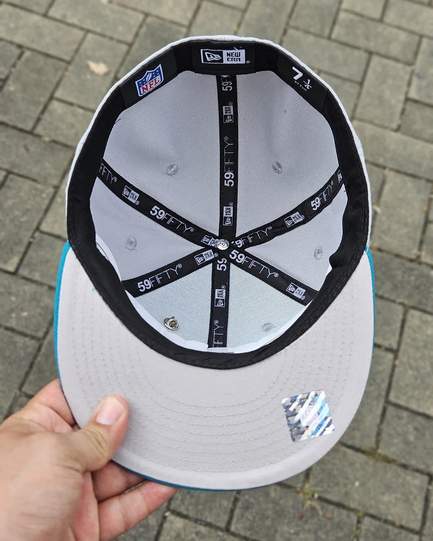 PHILADELPHIA EAGLES GRIS VISOR TURQUESA