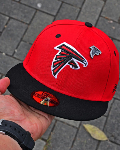 ATLANTA FALCONS ROJO VISOR NEGRO