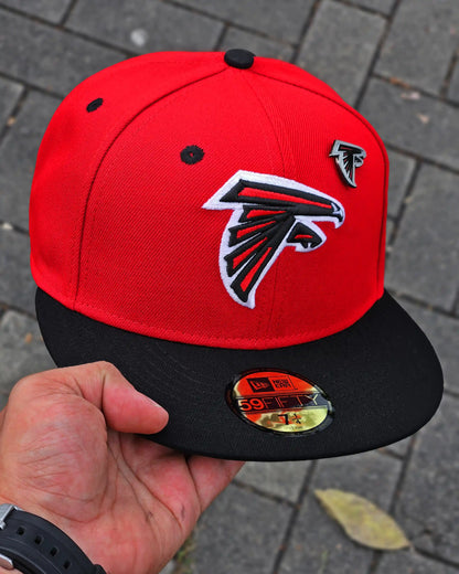 ATLANTA FALCONS ROJO VISOR NEGRO