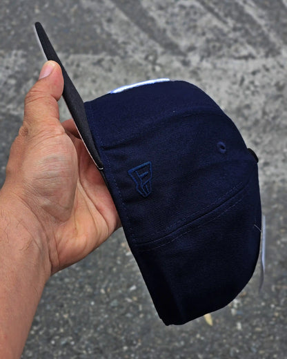 NEW YORK YANKEES NAVY LOGO FLAME VISOR NEGRO