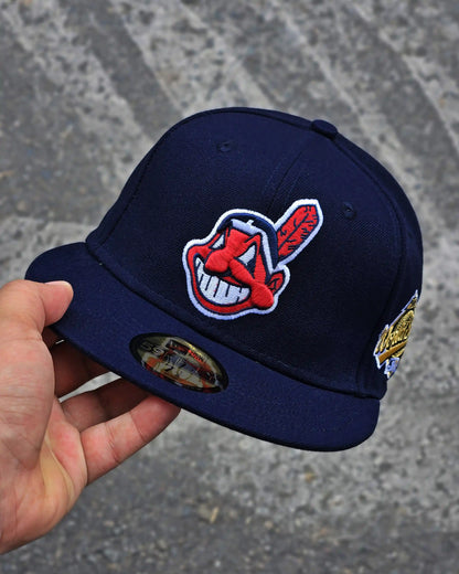 CLEVELAND INDIANS NAVY WORLD SERIES 1995 RETRO