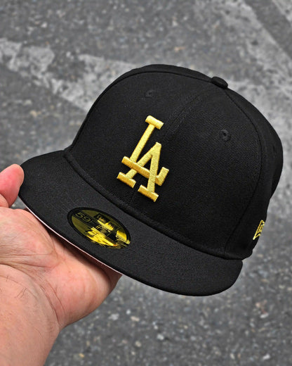 LOS ANGELES DODGERS NEGRO LOGO DORADO