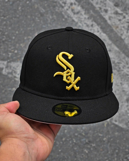 CHICAGO WHITE SOX NEGRO LOGO DORADO