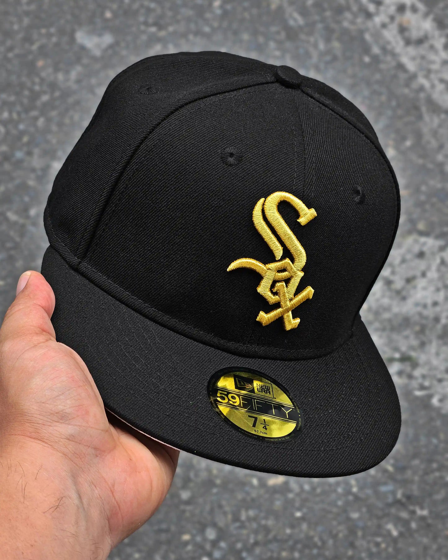 CHICAGO WHITE SOX NEGRO LOGO DORADO