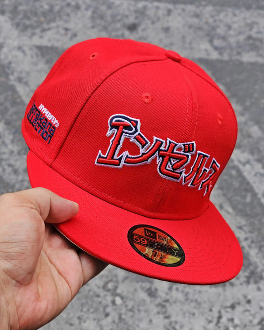 LOS ANGELES ANGELS ROJO HYPERFLY KATAKANA X MLB