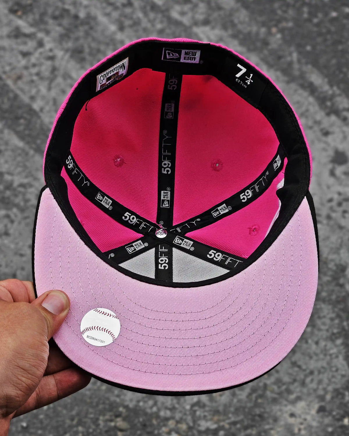 SEATTLE MARINERS ROSA 40TH ANNIVERSARY VISOR NEGRO
