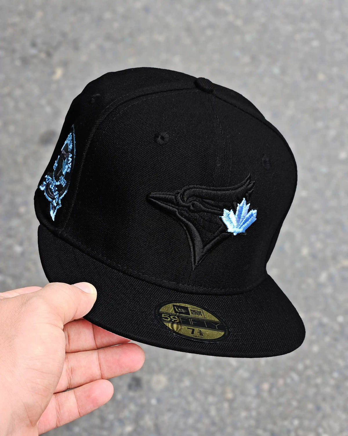 TORONTO BLUE JAYS NEGRO BLACK & BLACK 40TH SEASON CYAN