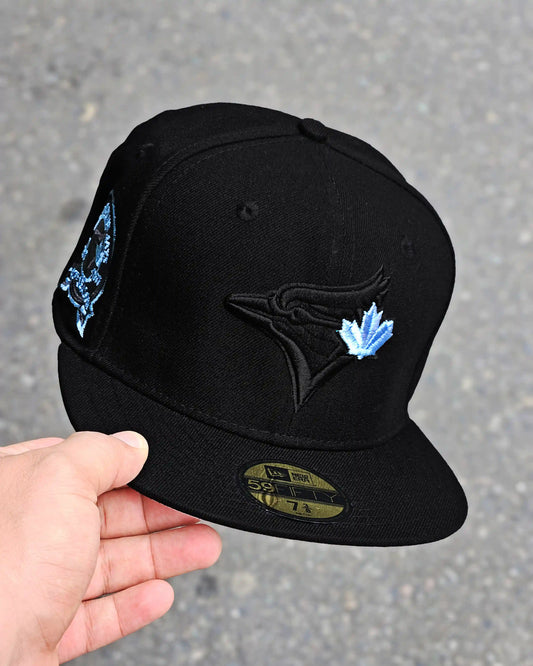 TORONTO BLUE JAYS NEGRO BLACK & BLACK 40TH SEASON CYAN