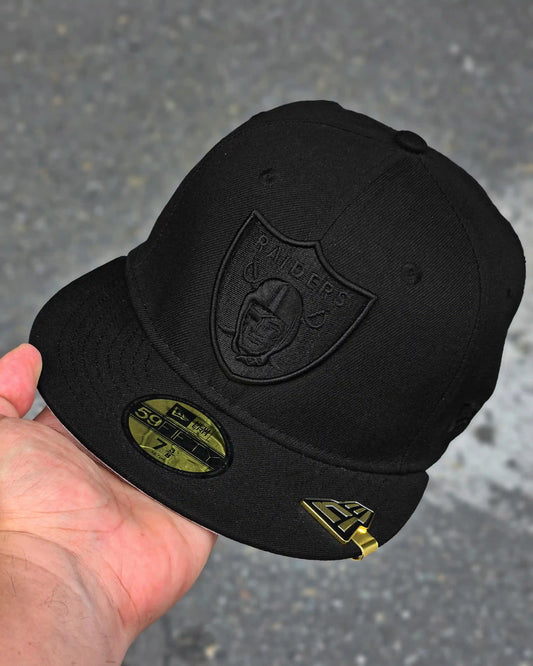 LAS VEGAS RAIDERS NEGRO BLACK & BLACK