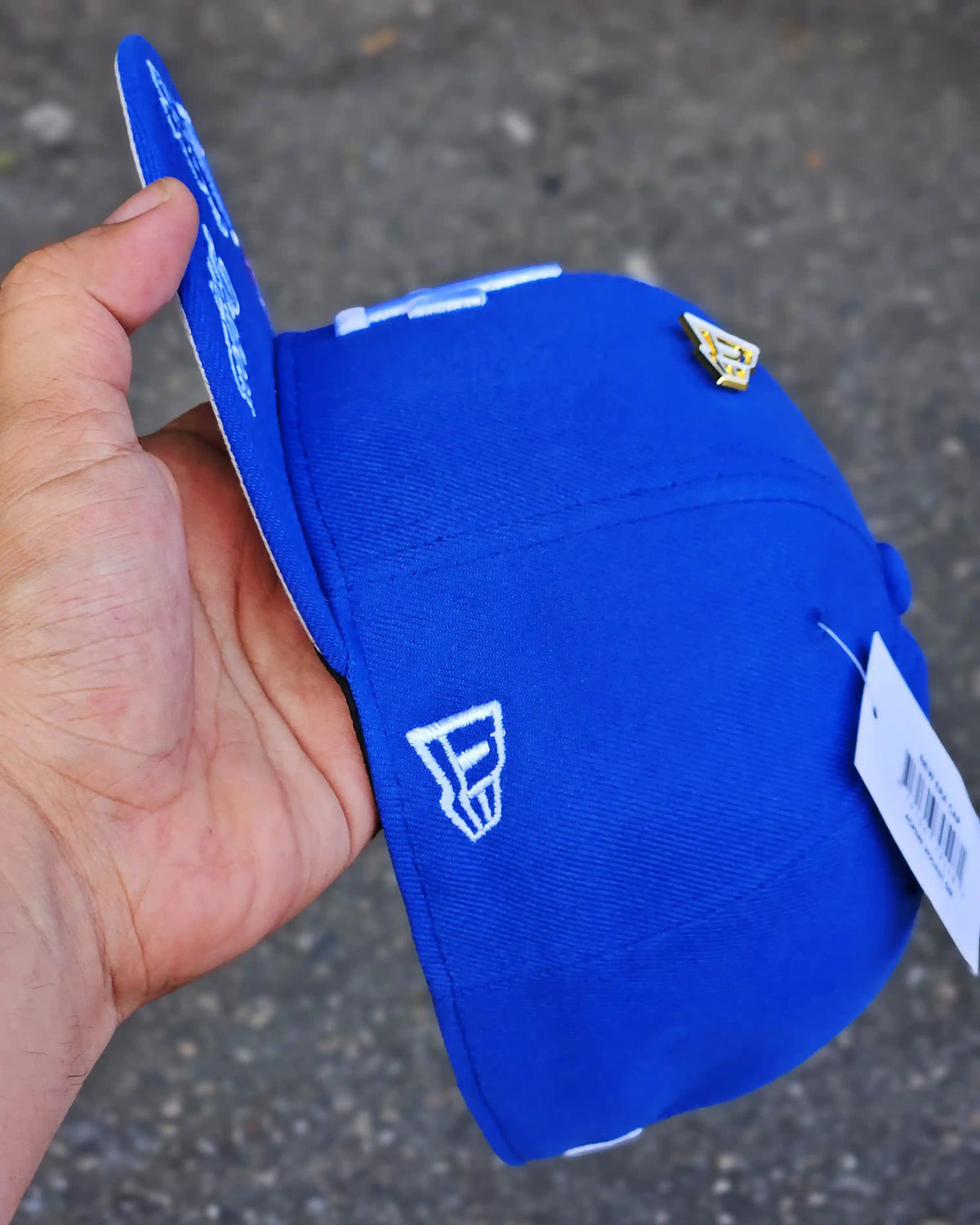 LOS ANGELES DODGERS AZUL WORLD SERIES 1988 LOGO VISOR