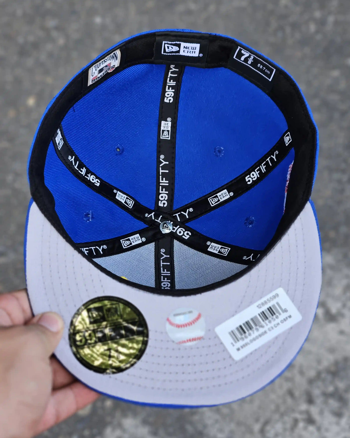 LOS ANGELES DODGERS AZUL WORLD SERIES 1988 LOGO VISOR
