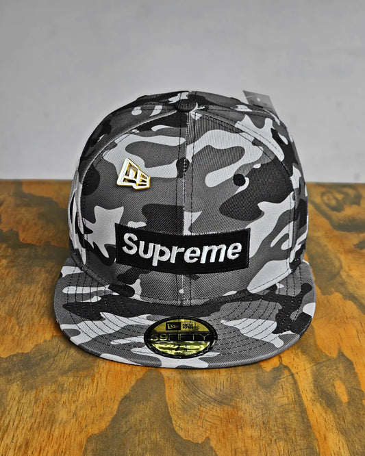 SUPREME EXCLUSIVE SNOW CAMO SHOP BOX LOGO YANKEES