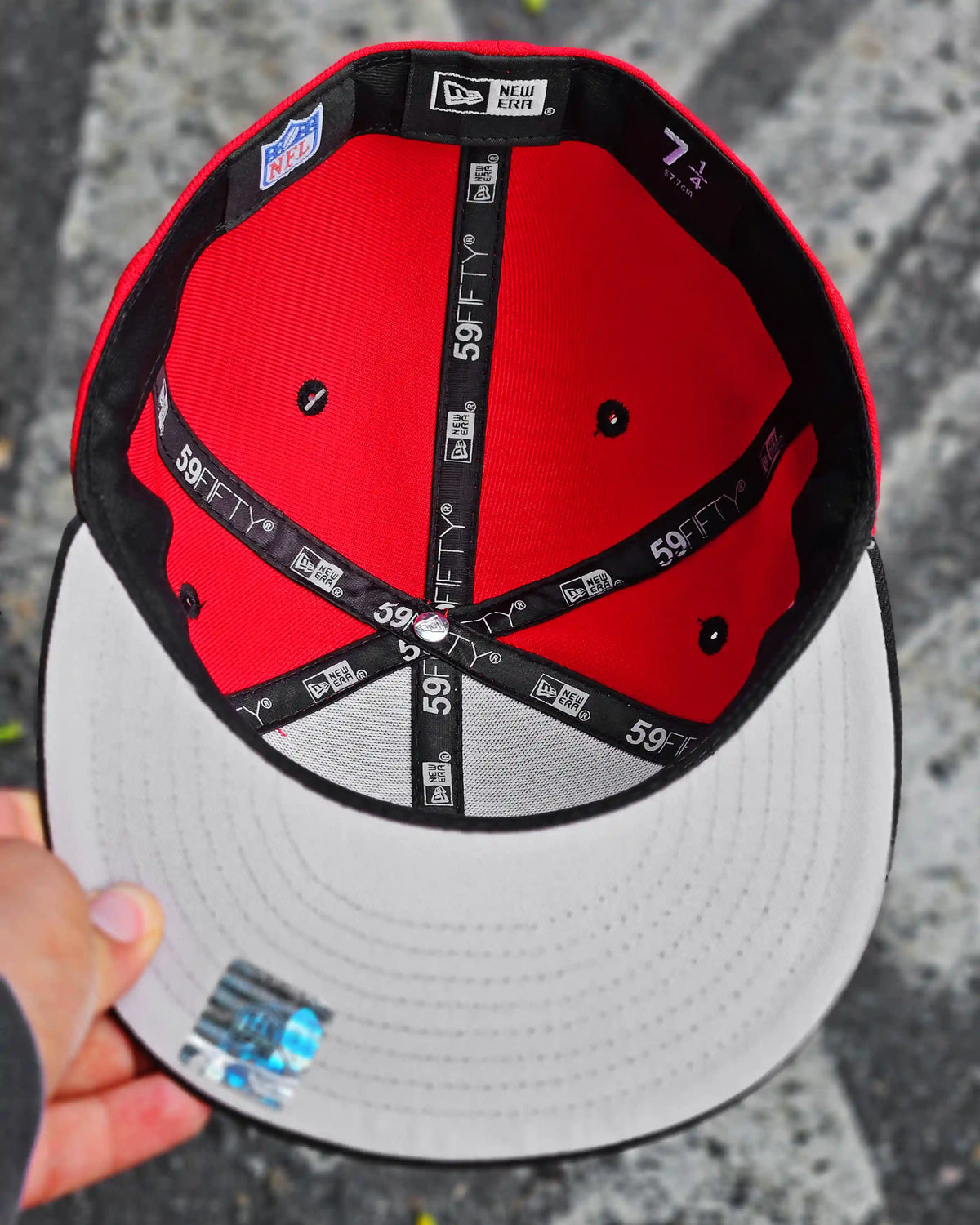 ARIZONA CARDINALS ROJO VISOR NEGRO