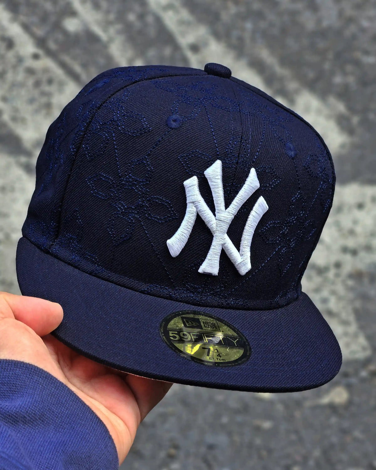 NEW YORK YANKEES NAVY OTC PATTERN BORDADO
