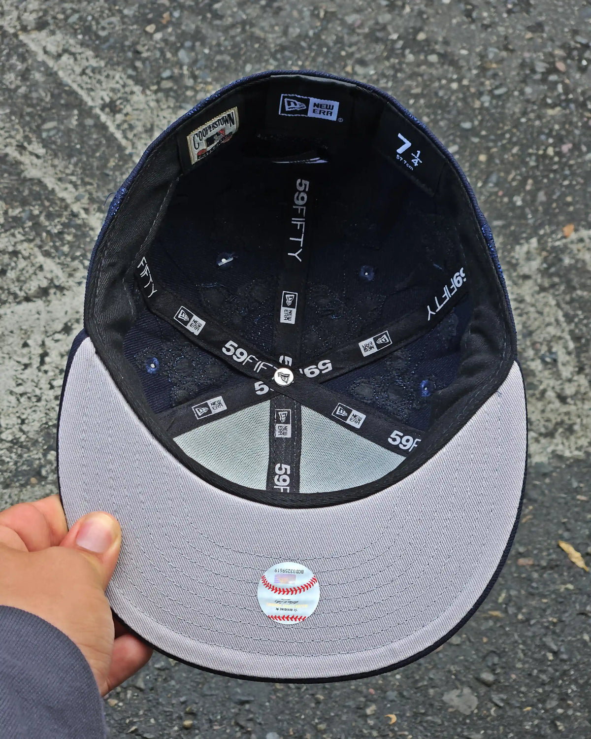 NEW YORK YANKEES NAVY OTC PATTERN BORDADO