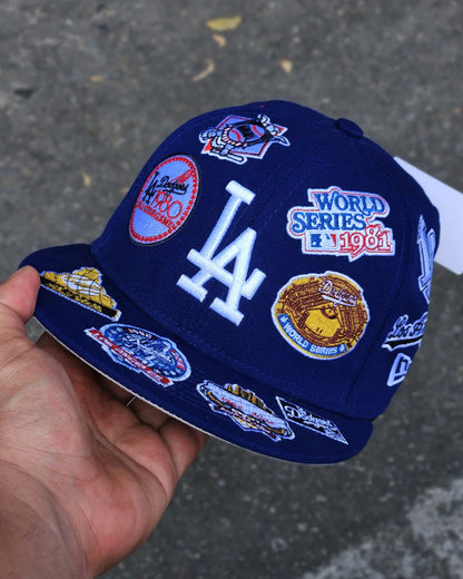 LOS ANGELES DODGERS AZUL ALL OVER LOGO