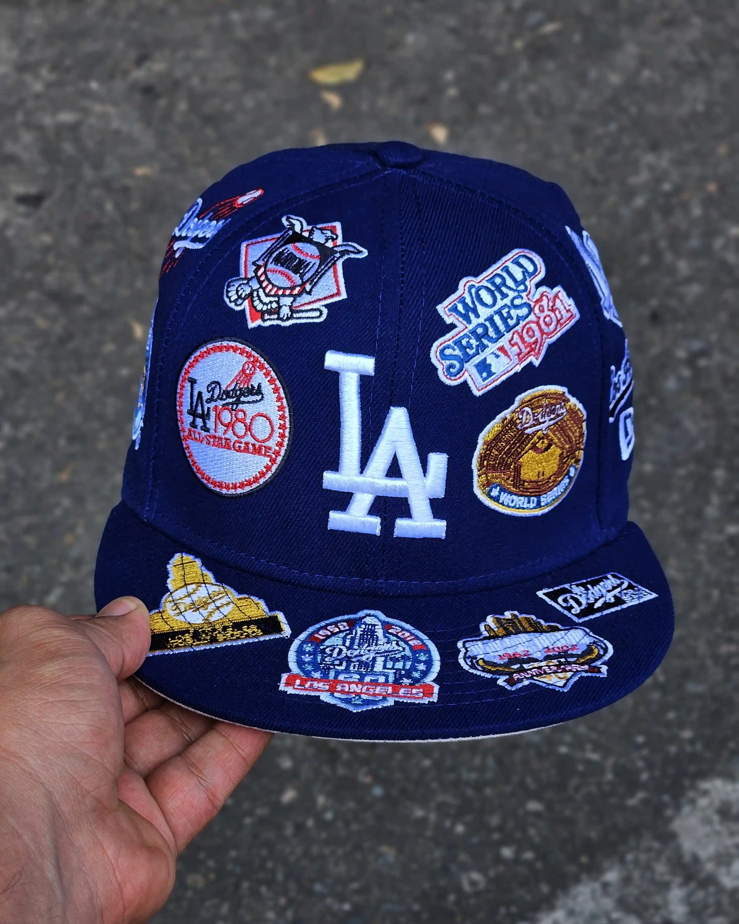 LOS ANGELES DODGERS AZUL ALL OVER LOGO