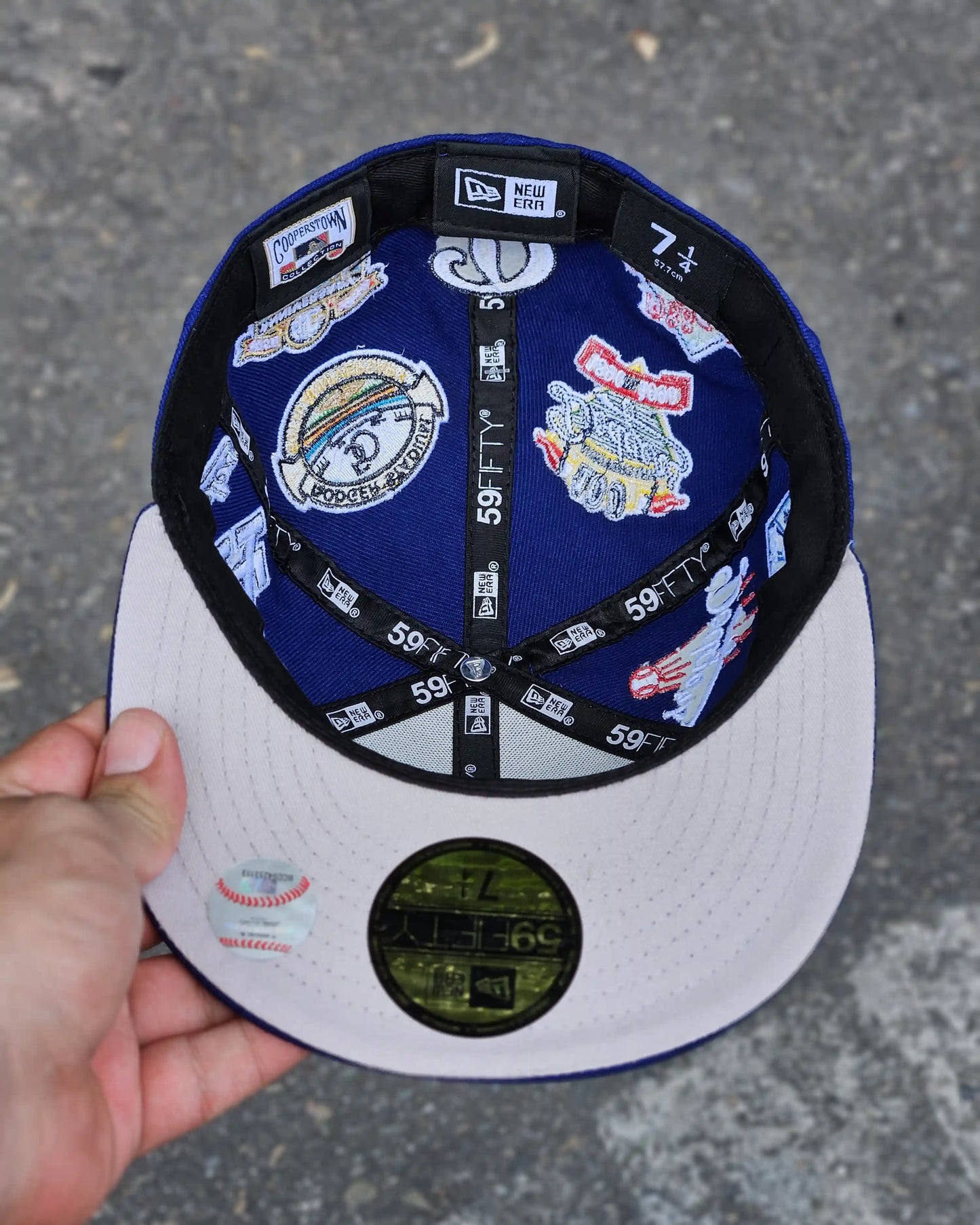 LOS ANGELES DODGERS AZUL ALL OVER LOGO