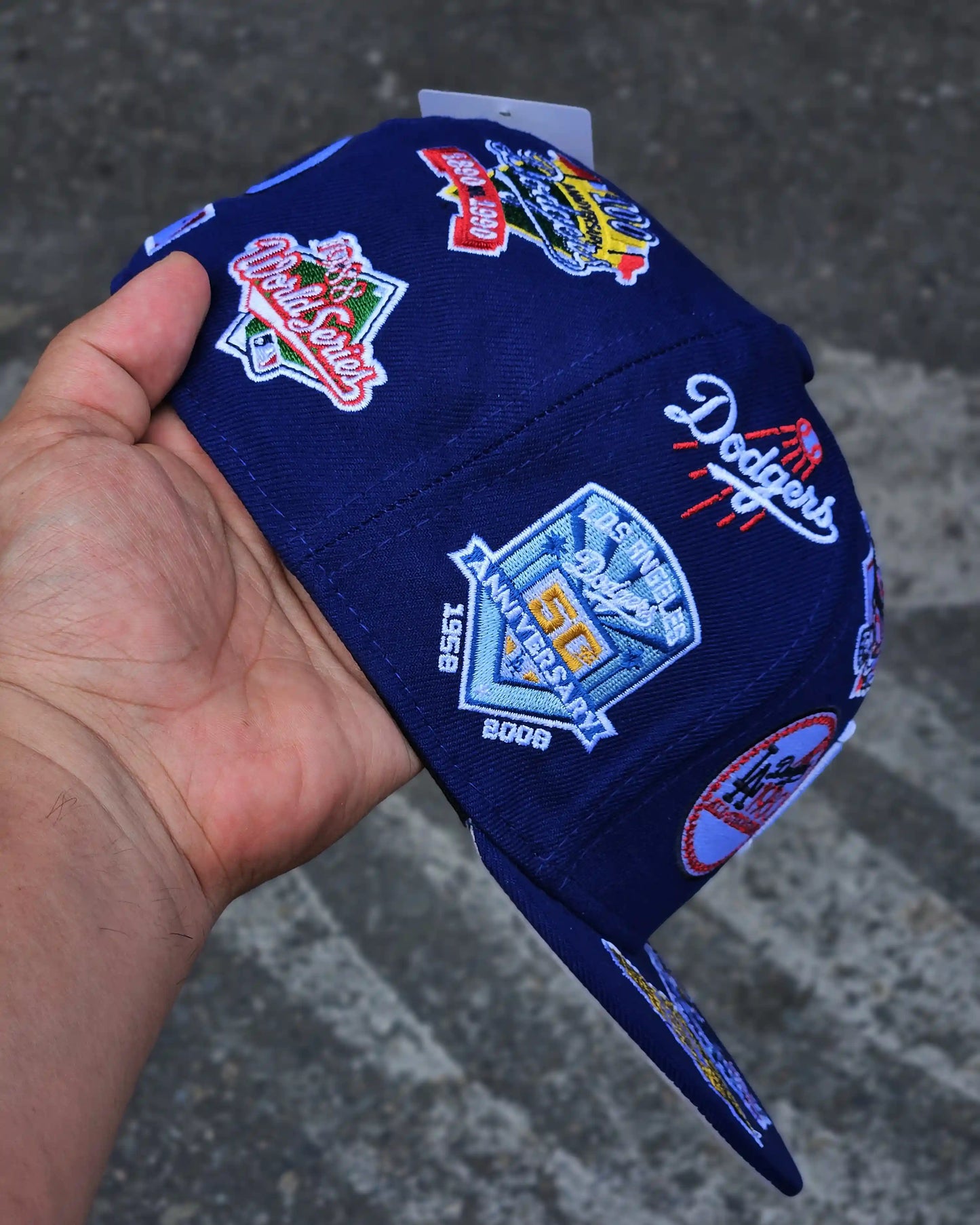 LOS ANGELES DODGERS AZUL ALL OVER LOGO