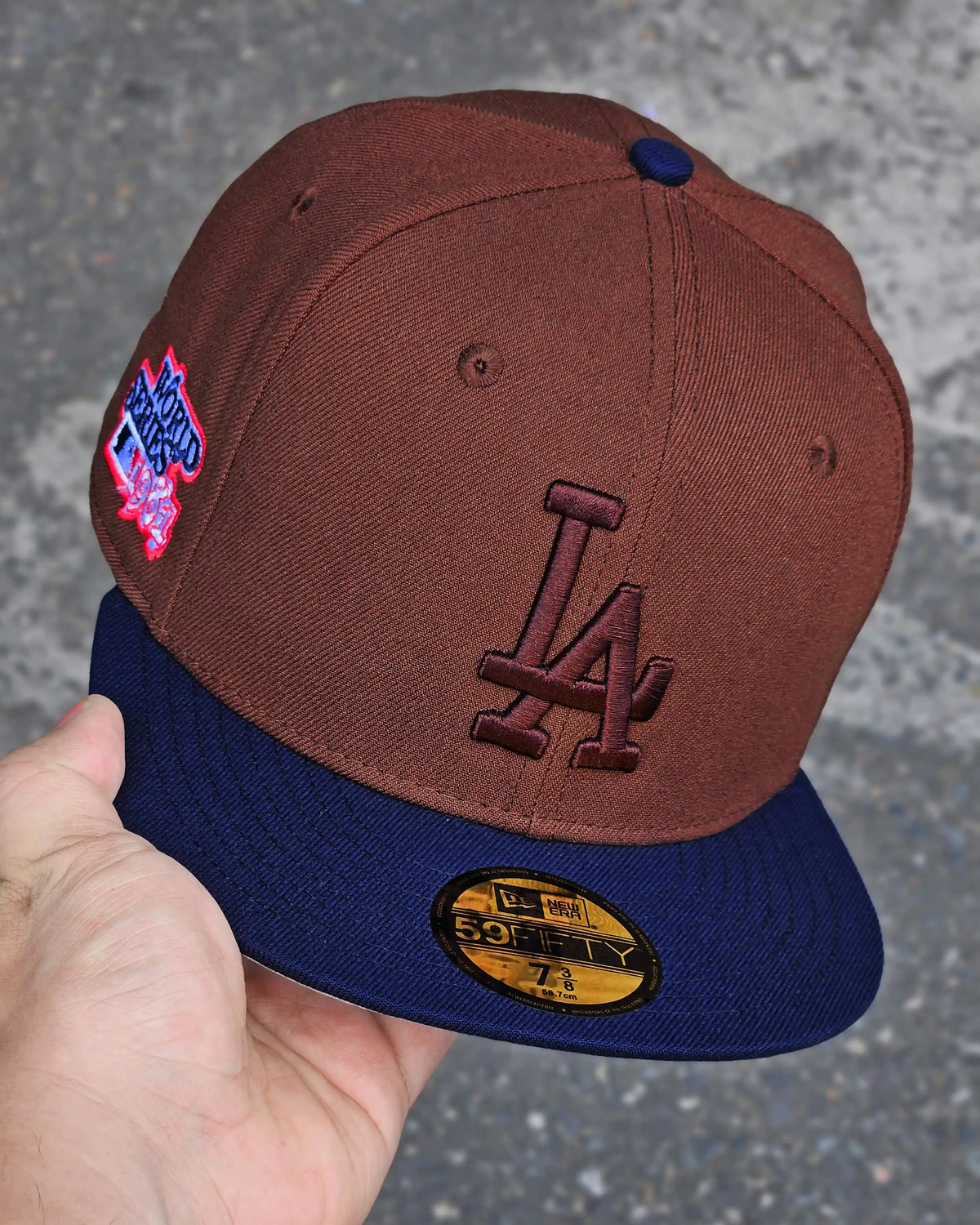 LOS ANGELES DODGERS CAFE WORLD SERIES 1981 VISOR AZUL