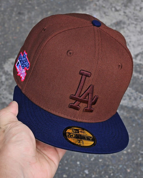 LOS ANGELES DODGERS CAFE WORLD SERIES 1981 VISOR AZUL