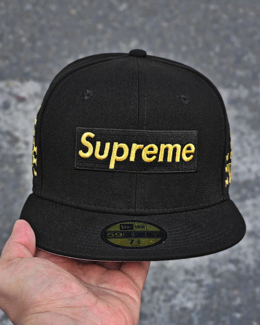 SUPREME EXCLUSIVE NEGRO BONES BOX DORADO