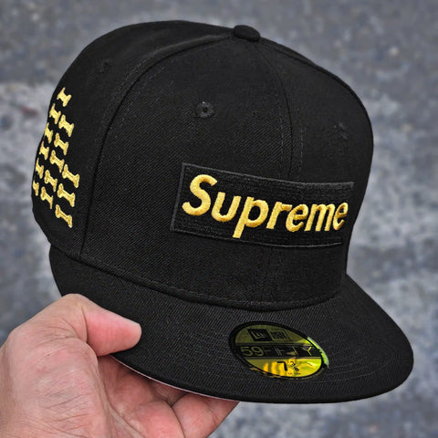SUPREME EXCLUSIVE NEGRO BONES BOX DORADO