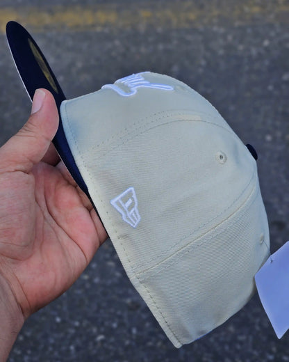 OAKLAND ATHLETICS BEIGE VISOR AZUL
