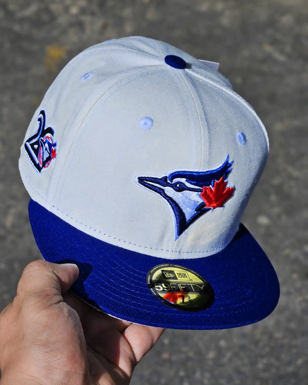 TORONTO BLUE JAYS BLANCO 20TH VISOR AZUL
