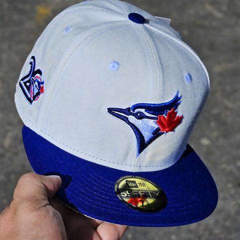 TORONTO BLUE JAYS BLANCO 20TH VISOR AZUL