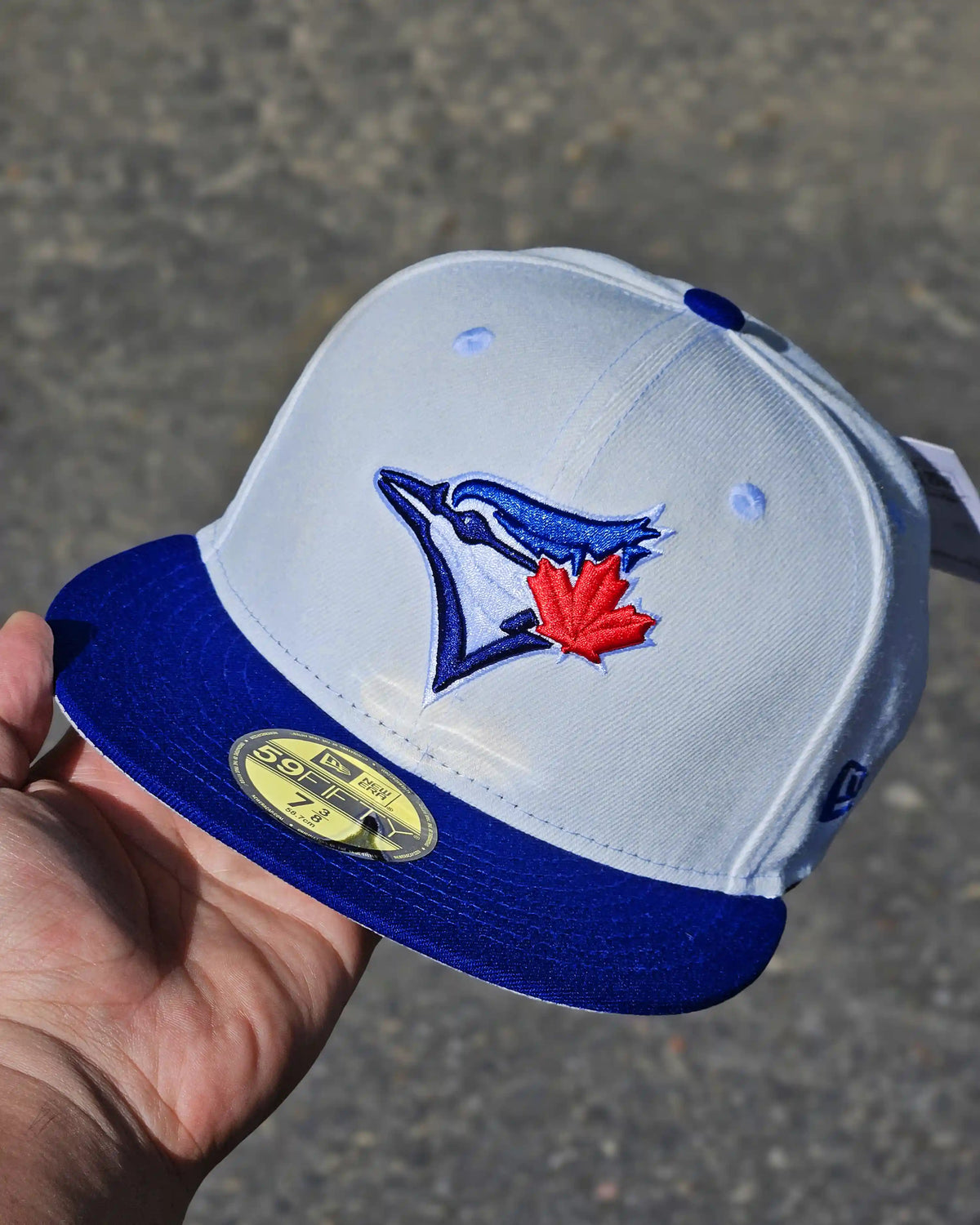 TORONTO BLUE JAYS BLANCO 20TH VISOR AZUL