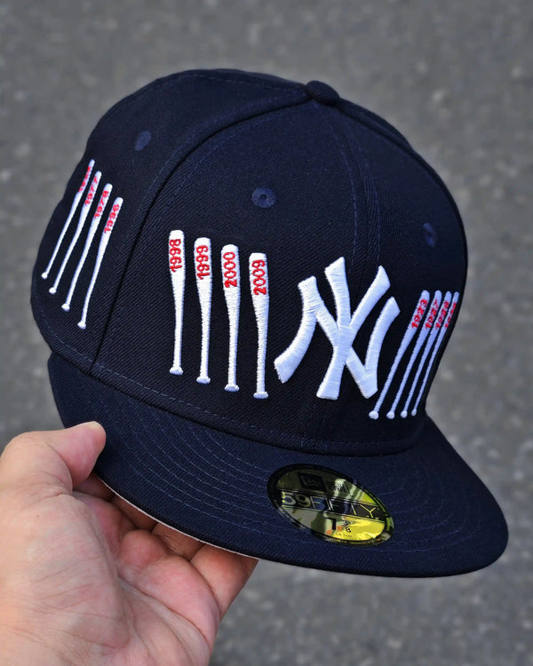 NEW YORK YANKEES NAVY NEW ERA X SPIKE LEE NAVY BATS STRIKE