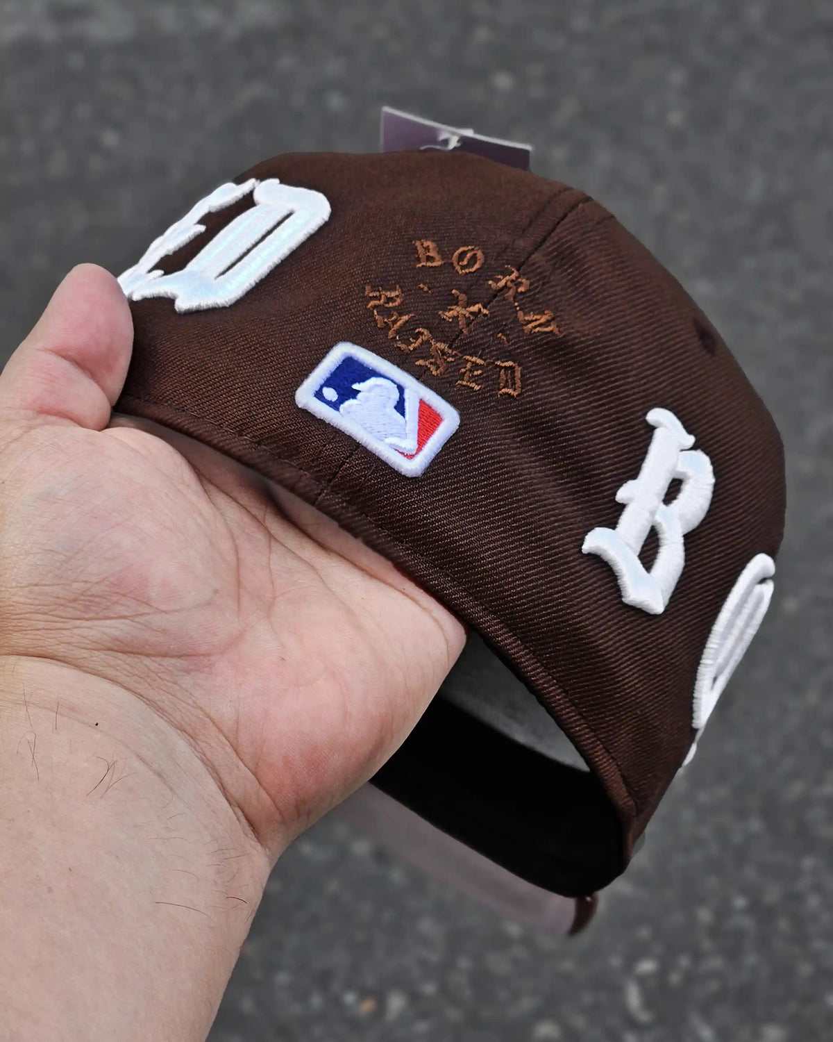 LOS ANGELES DODGERS CAFE BORN & RAISED ROYAL WRAP