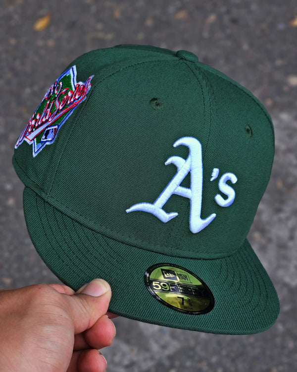 OAKLAND ATHLETICS VERDE WORLD SERIES 1989 BIG LOGO