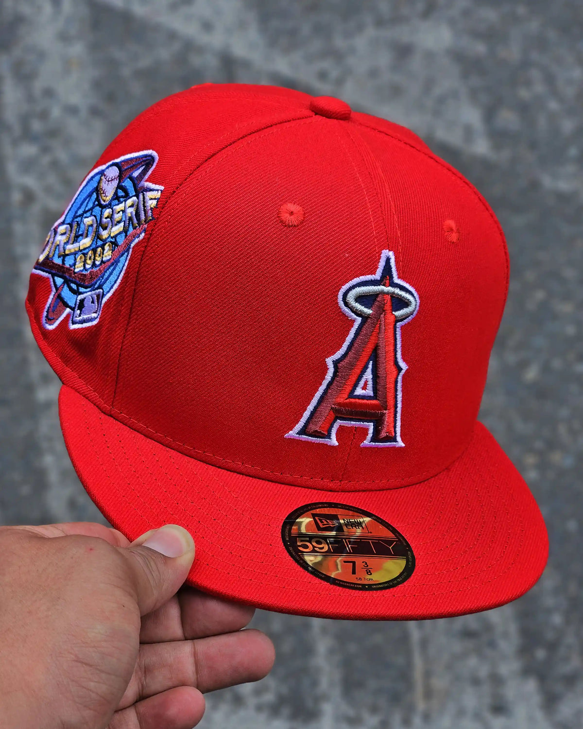 LOS ANGELES ANGELS ROJO WORLD SERIES 2002