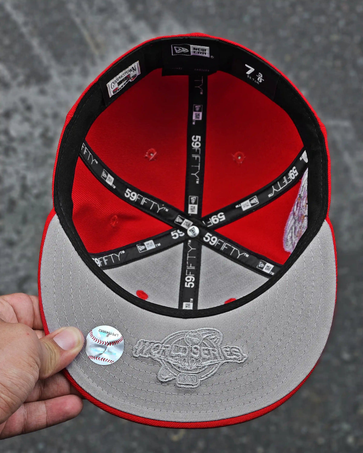 LOS ANGELES ANGELS ROJO WORLD SERIES 2002