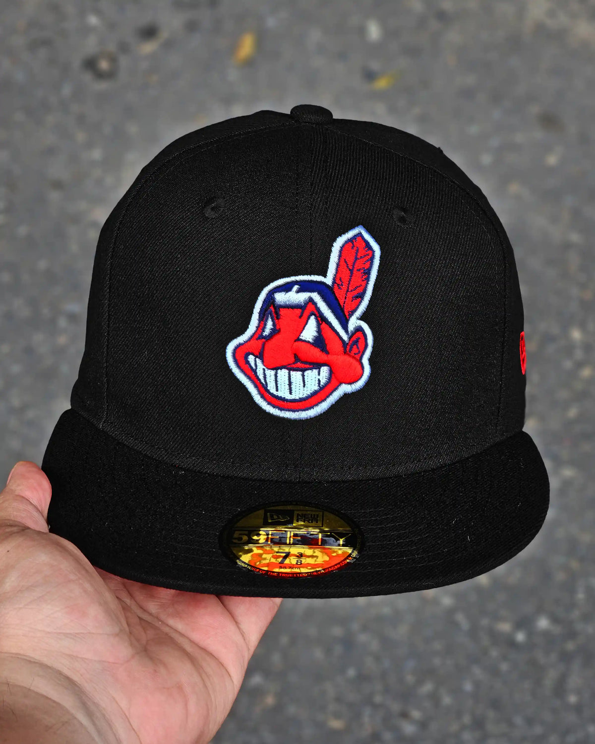CLEVELAND INDIANS NEGRO UV ROJO