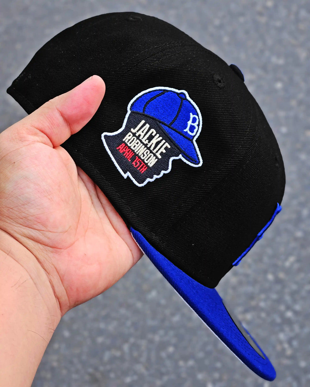 BROOKLYN DODGERS NEGRO JACKIE ROBINSON VISOR AZUL