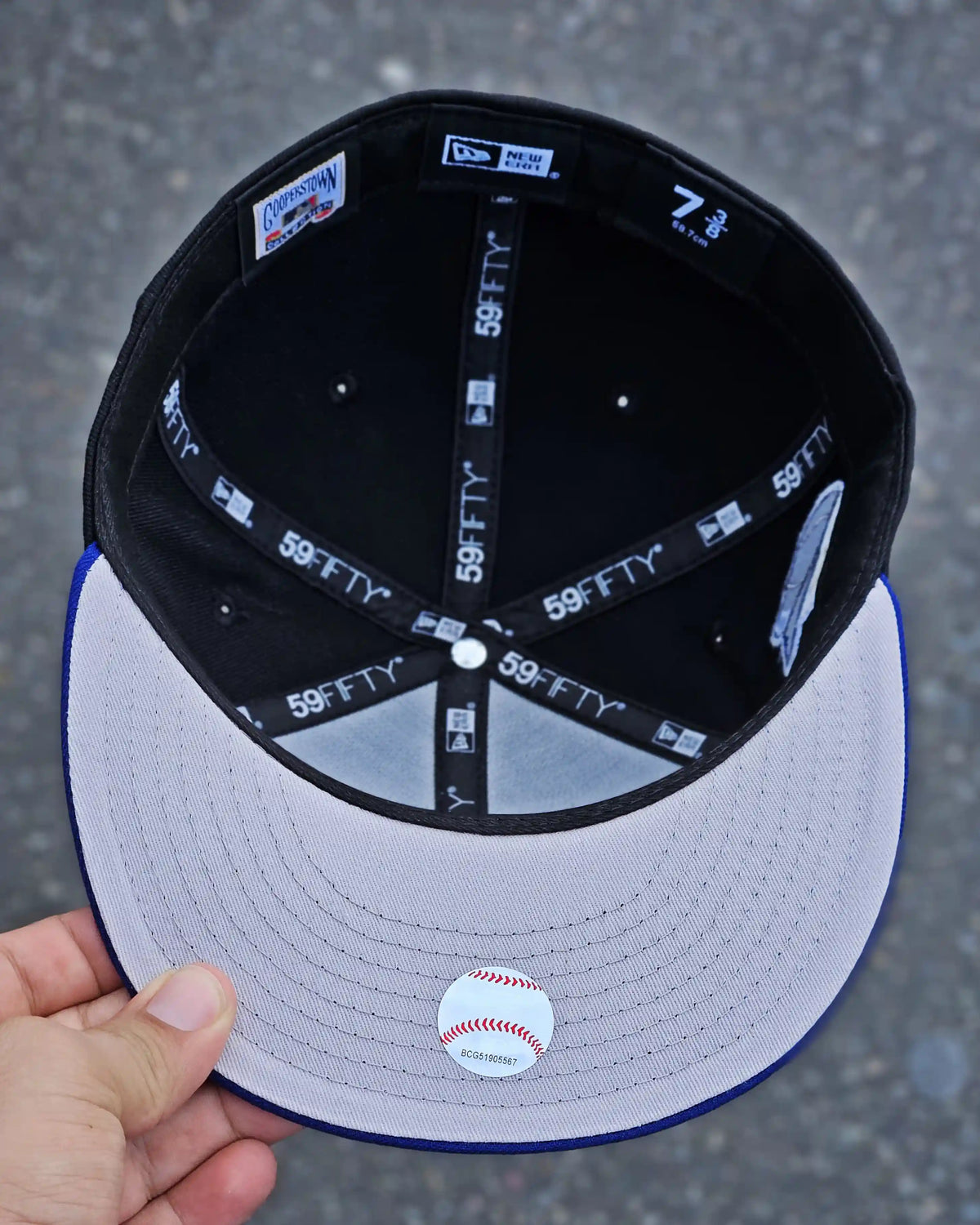 BROOKLYN DODGERS NEGRO JACKIE ROBINSON VISOR AZUL