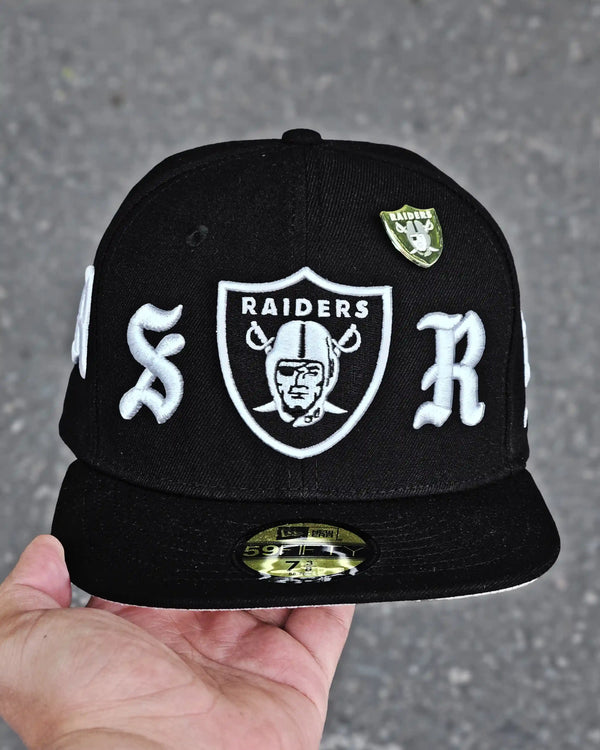 LAS VEGAS RAIDERS NEGRO BORN & RAISED ROYAL WRAP - vista alternativa