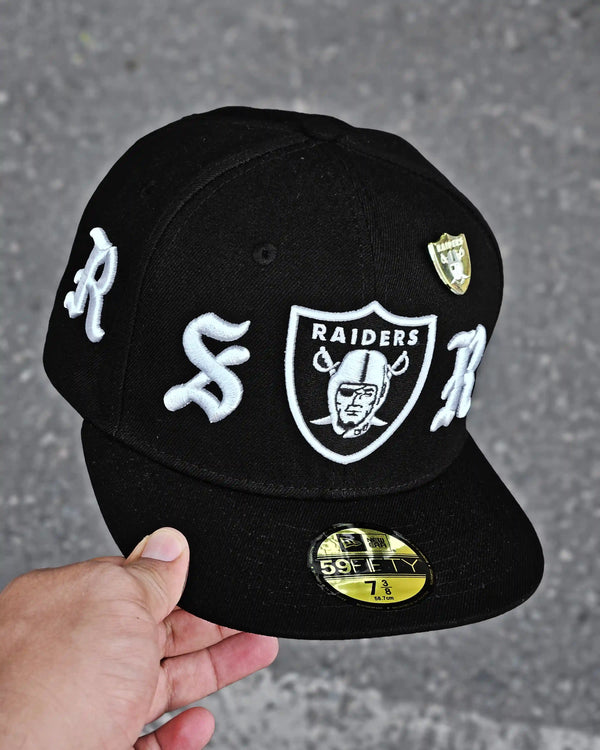 LAS VEGAS RAIDERS NEGRO BORN & RAISED ROYAL WRAP