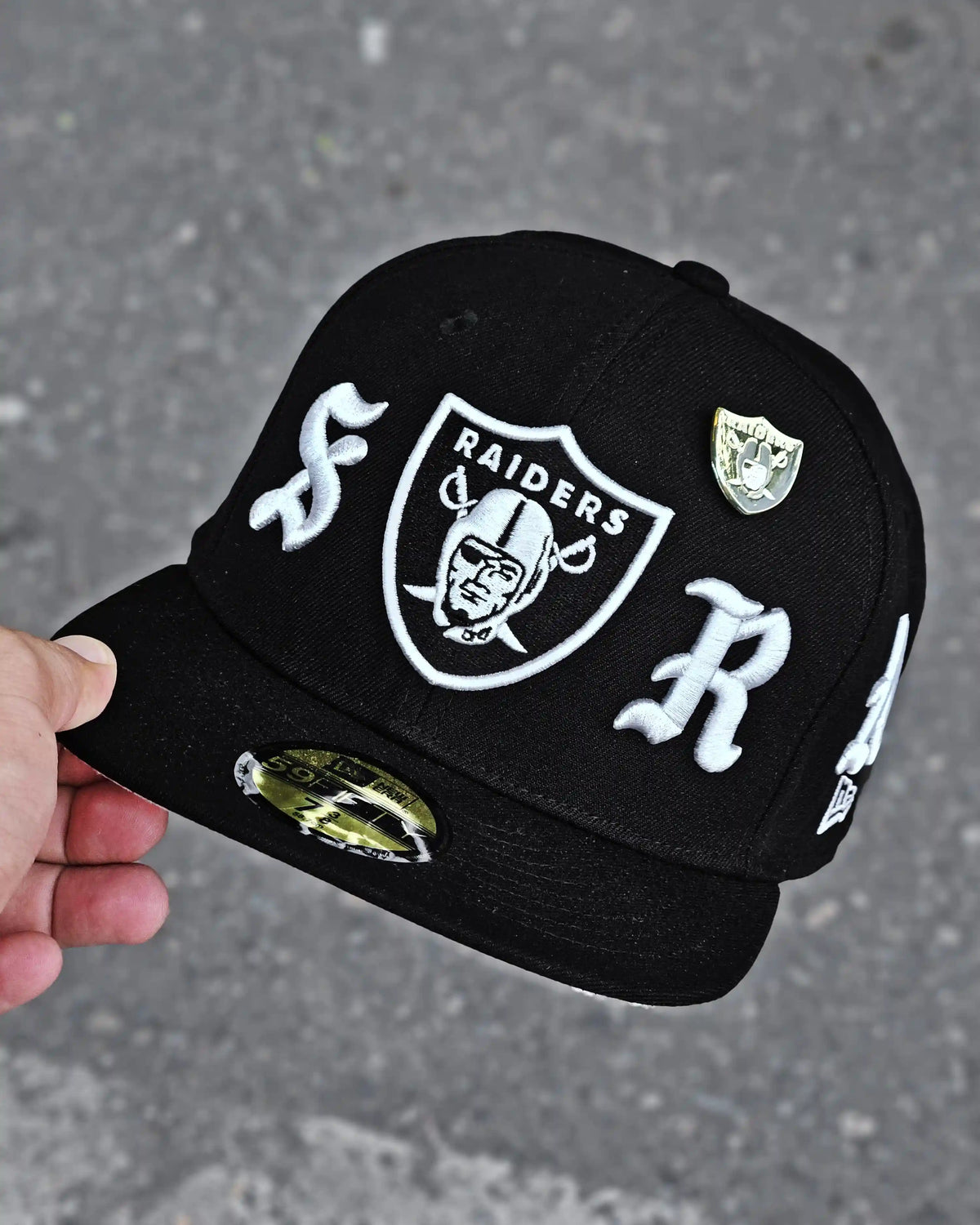 LAS VEGAS RAIDERS NEGRO BORN & RAISED ROYAL WRAP