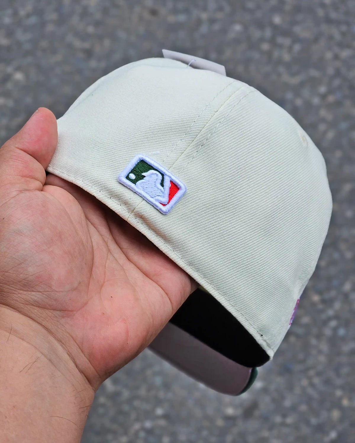 LOS ANGELES DODGERS BEIGE WORLD SERIES 1988 VISOR VERDE