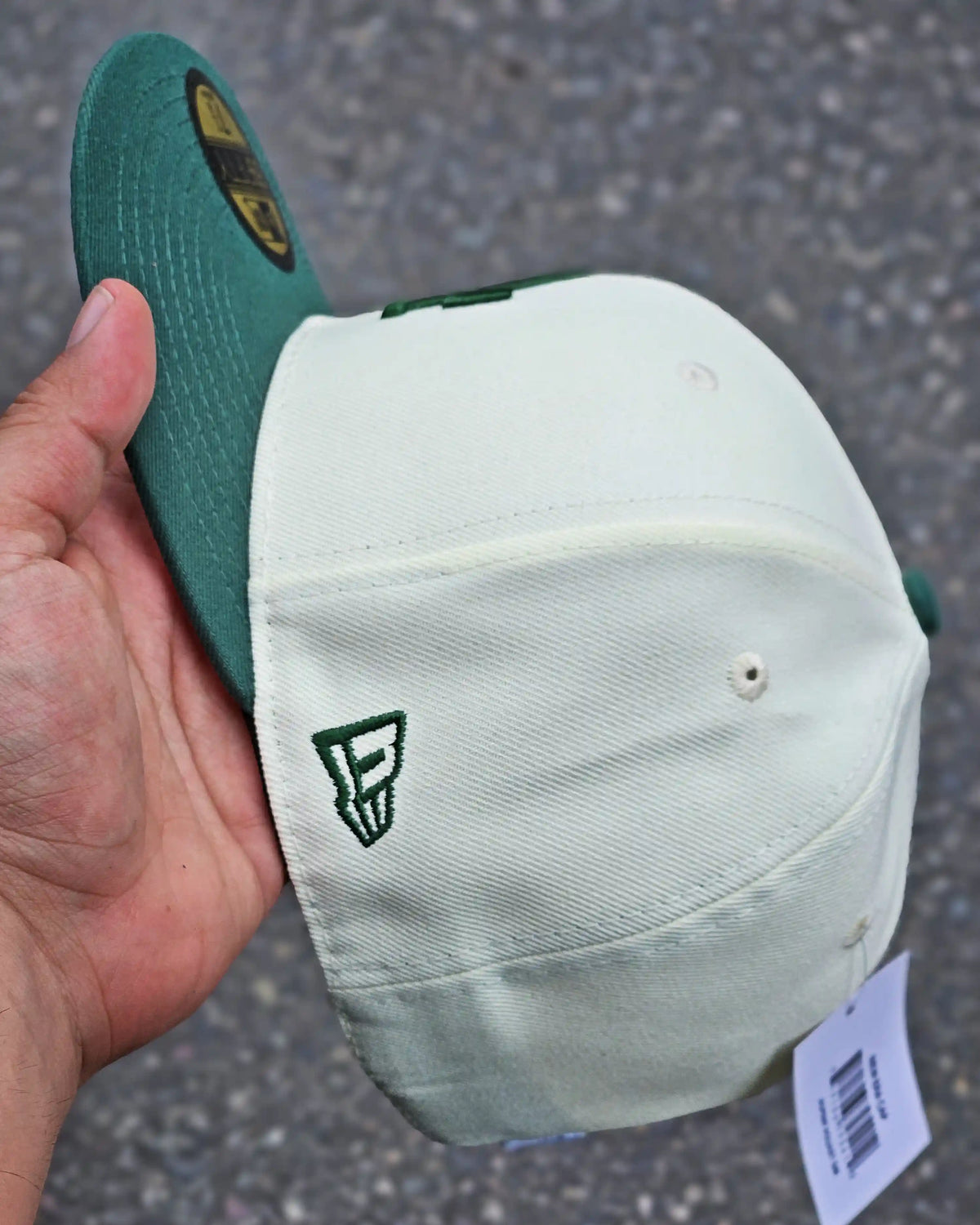 LOS ANGELES DODGERS BEIGE WORLD SERIES 1988 VISOR VERDE