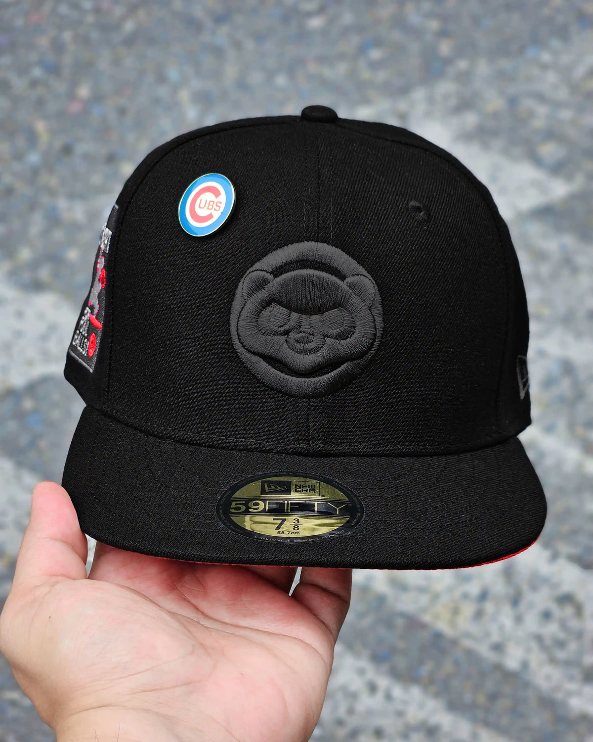 CHICAGO CUBS NEGRO BE ALERT FOR FOUL BALLS UV ROJO