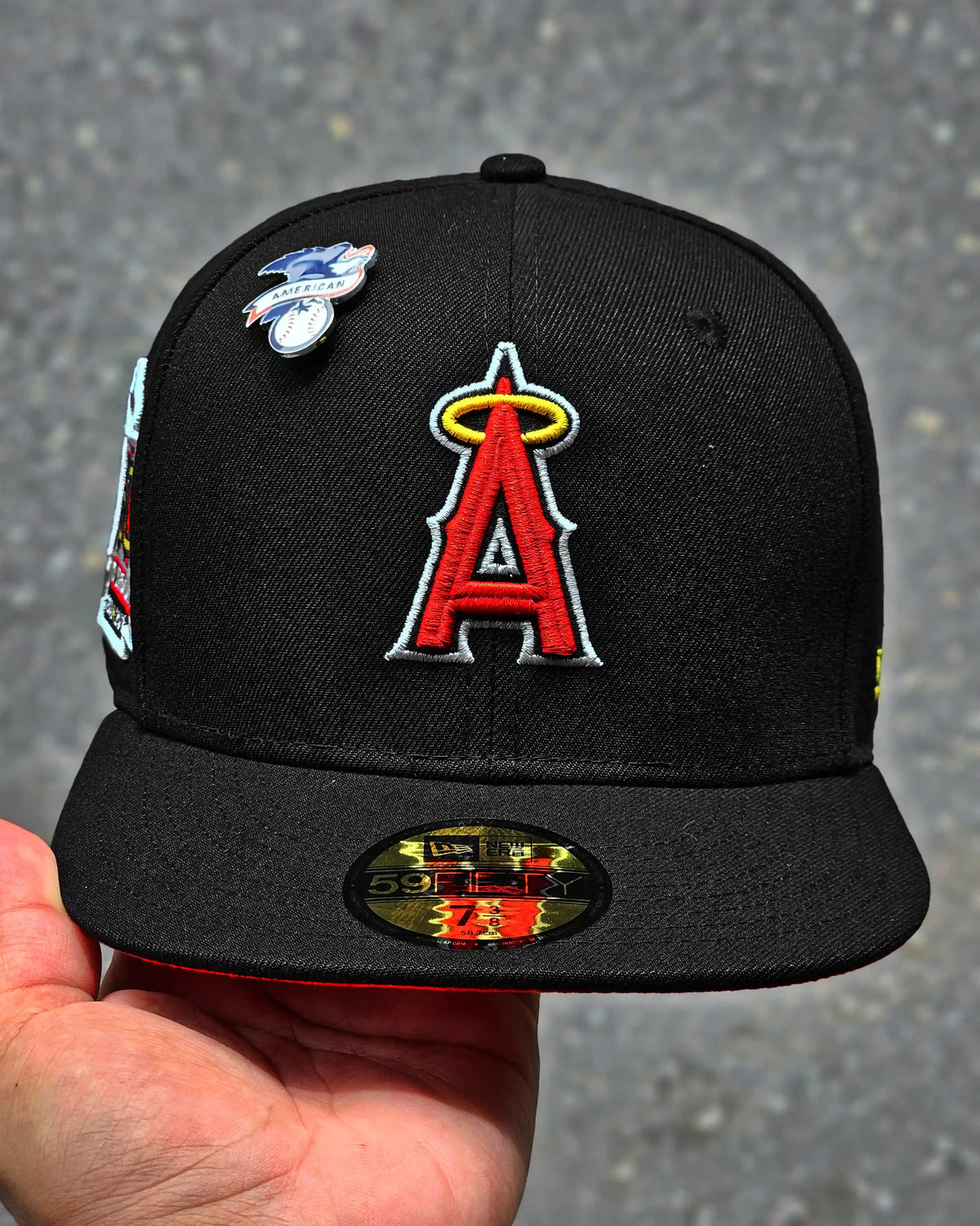 LOS ANGELES ANGELS NEGRO 50TH STADIUM 1966 UV ROJO