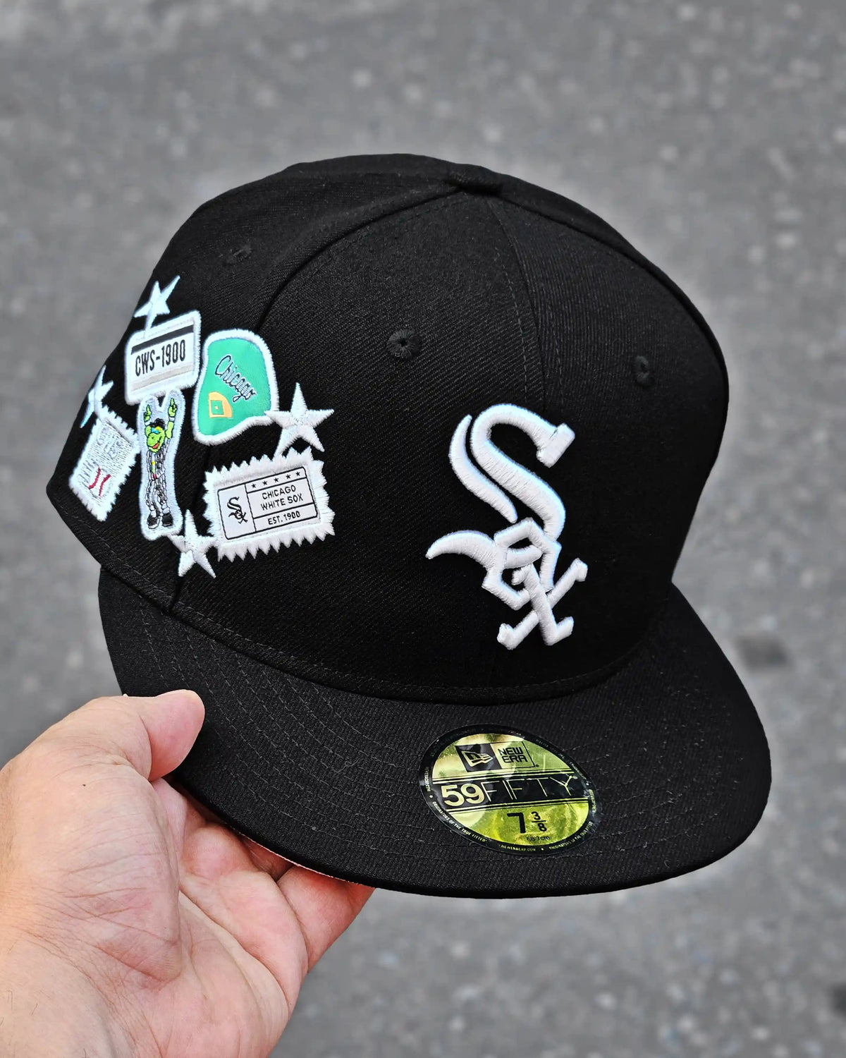 CHICAGO WHITE SOX NEGRO CITY PATCH